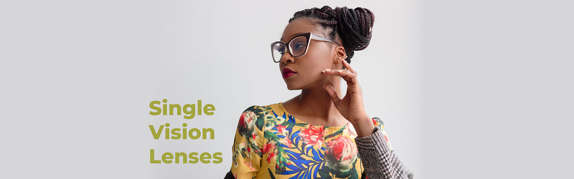 single vision lenses page header